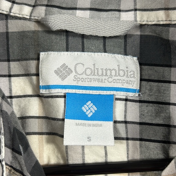 Columbia Plaid Flannel Button Down Long Sleeve Shirt | Size Small - Picture 5 of 8